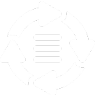 White circular arrows around horizontal lines icon.