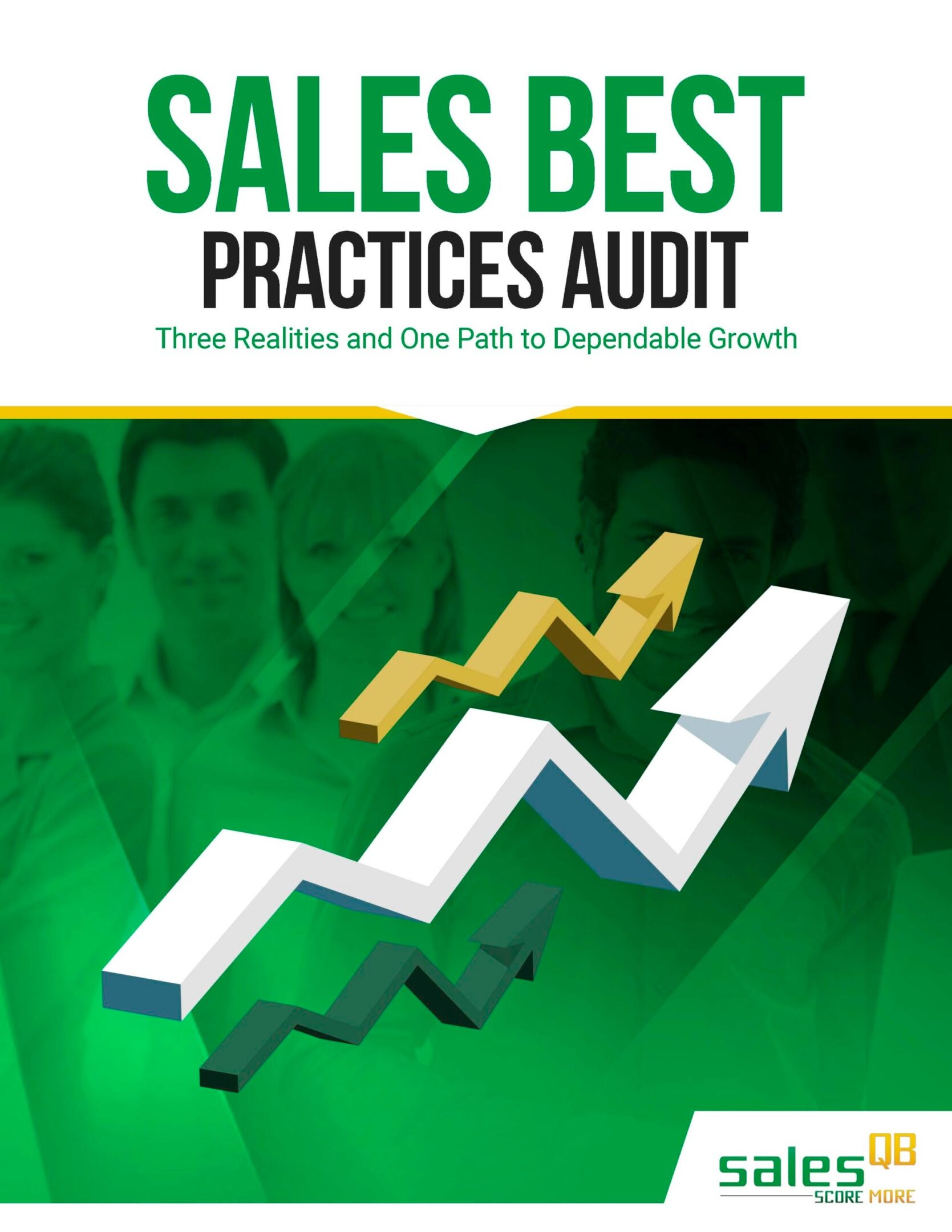 salesQB-BEST-Cover-picture Cover of a sales audit report with an upward arrow graph.